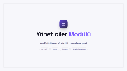 Yönetici Paneli