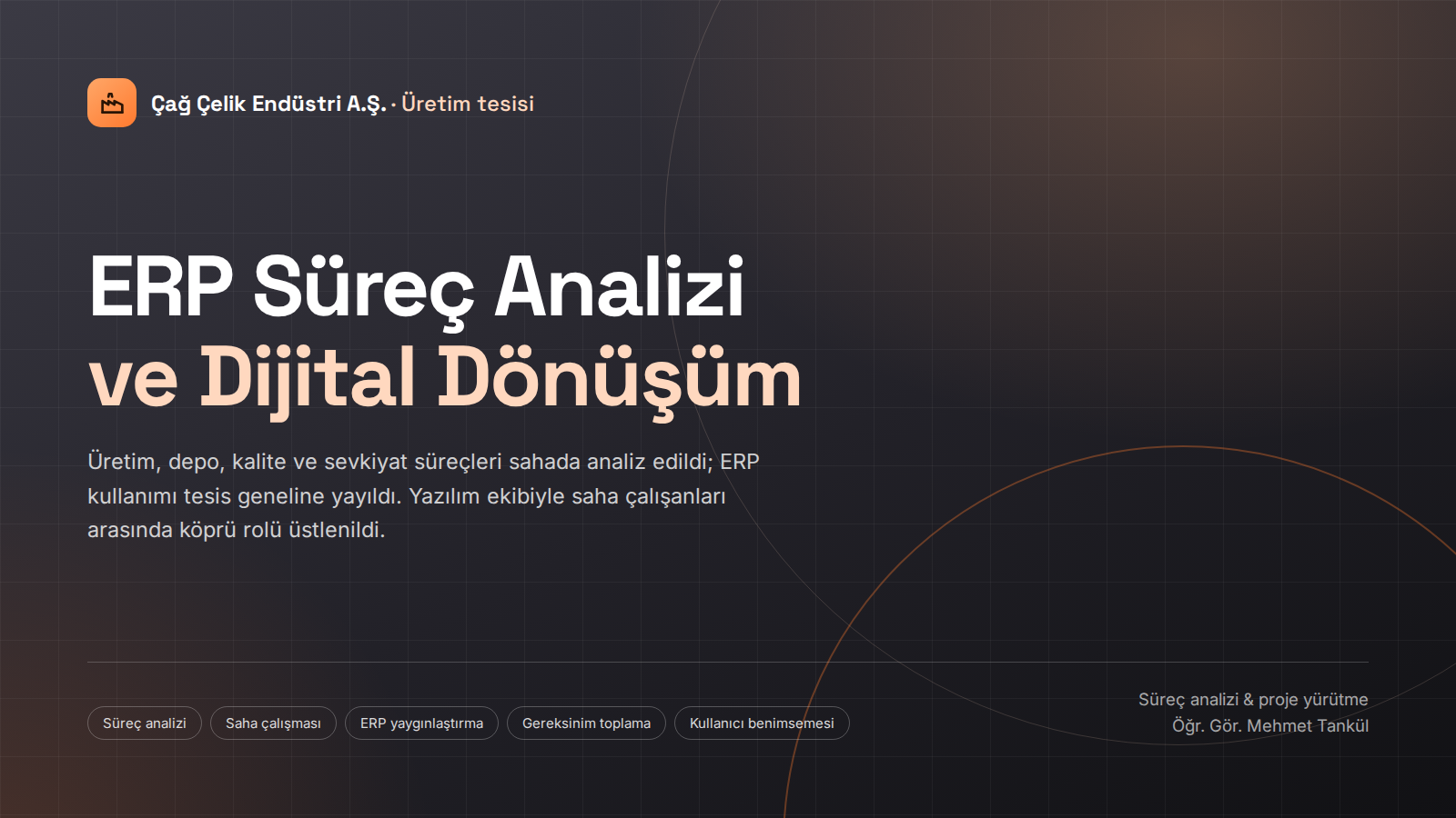 ERP Süreç Analizi ve Dijital Dönüşüm