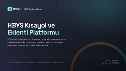 HBYS Kısayol ve Eklenti Platformu