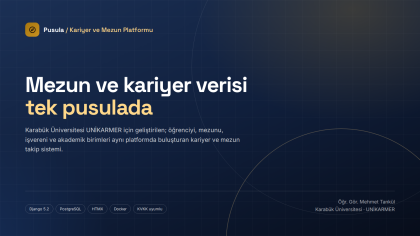 Pusula — Karabük Üniversitesi Kariyer ve Mezun Platformu