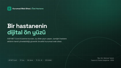 Kurumsal Hastane Web Sitesi