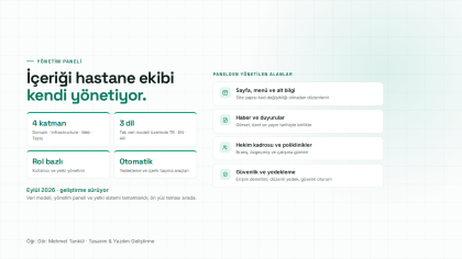 Kurumsal Hastane Web Sitesi